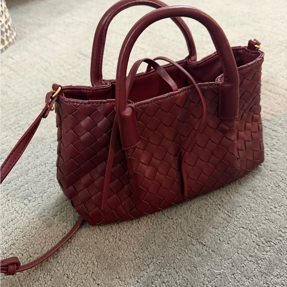 Anthropologie Top Handle Woven Bag - Picture 2 of 6